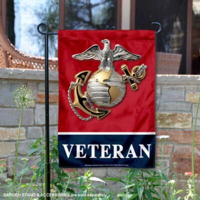 US Marines Veteran Garden Flag GF00371