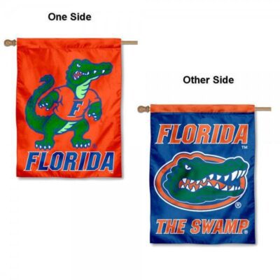 University of Florida Double Logo House Flag H0093