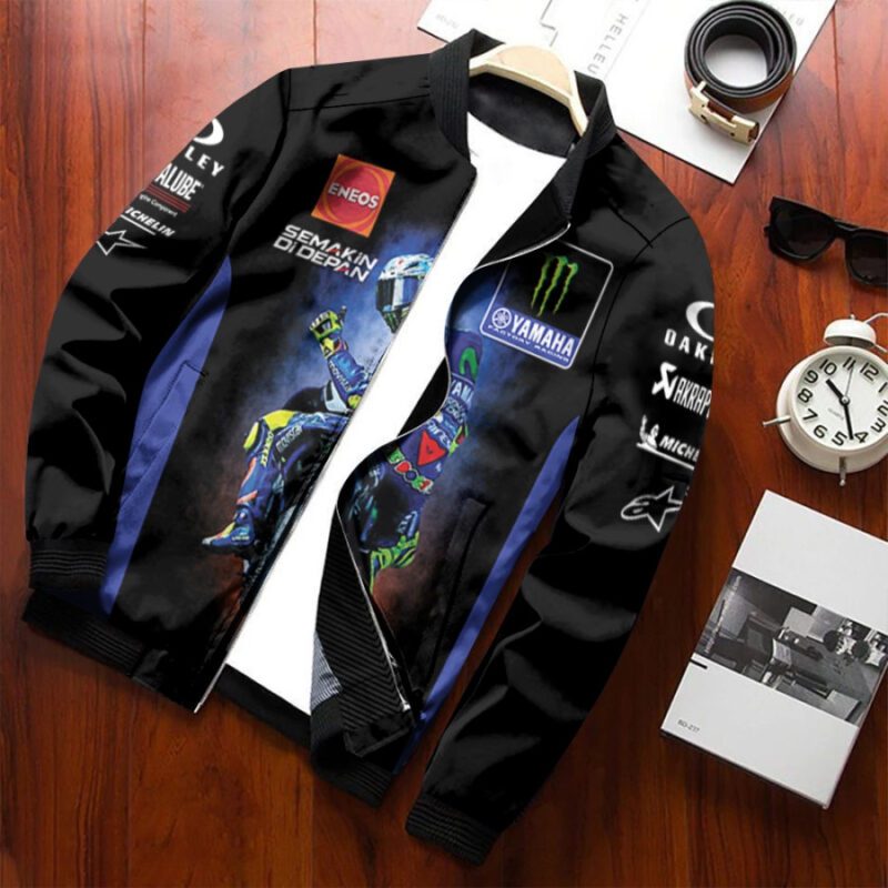 Valentino Rossi 46 Yamaha Racing Team Semakin Di Depan Bomber Jacket Gift for Valentino Rossi fans BJ03322