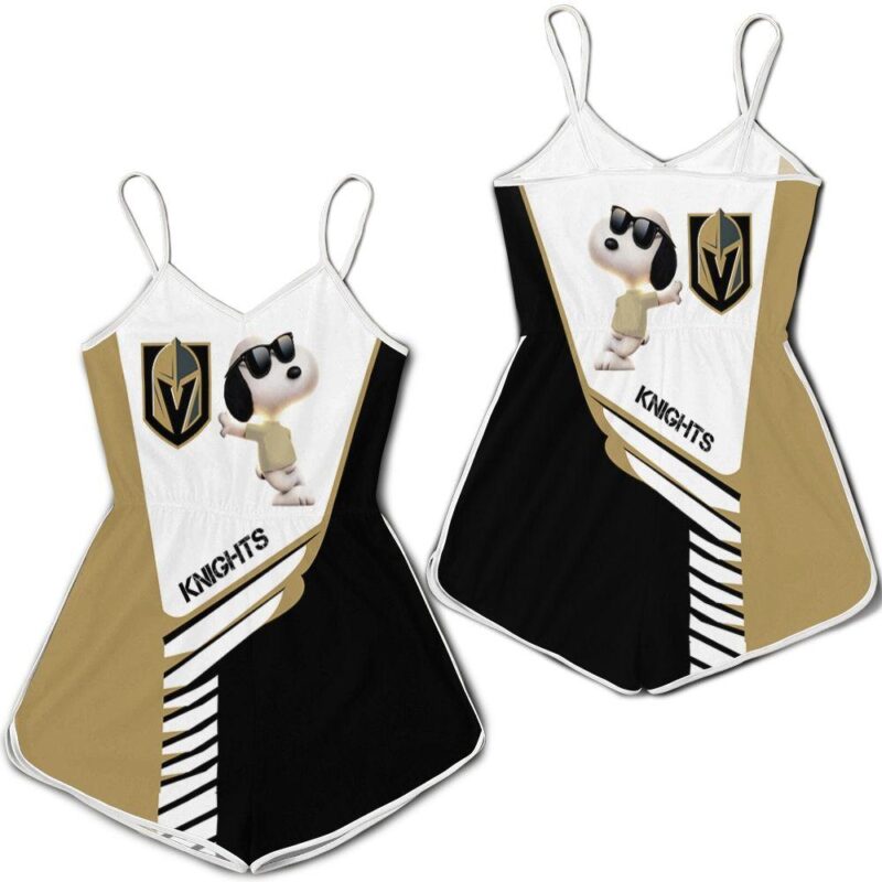 Vegas Golden Knights Snoopy For Fans 3D Romper RJ03450