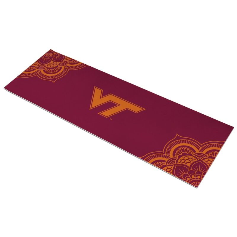 Virginia Tech Hokies Color Design Yoga Mat