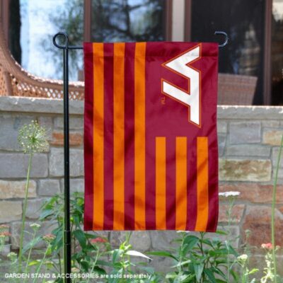 Virginia Tech Hokies Nation Stripes Garden Flag GF01280