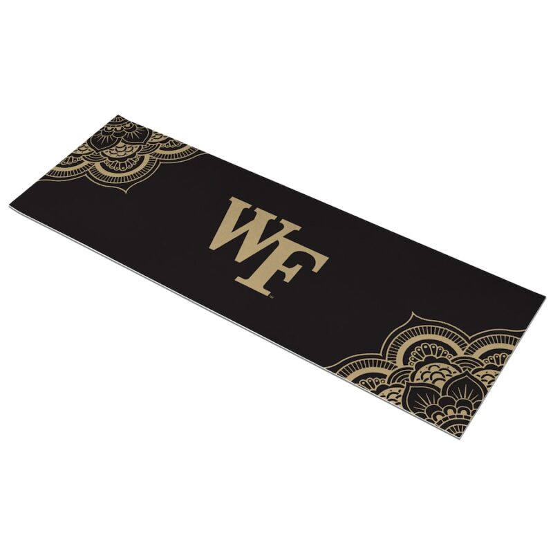 Wake Forest Demon Deacons Color Design Yoga Mat