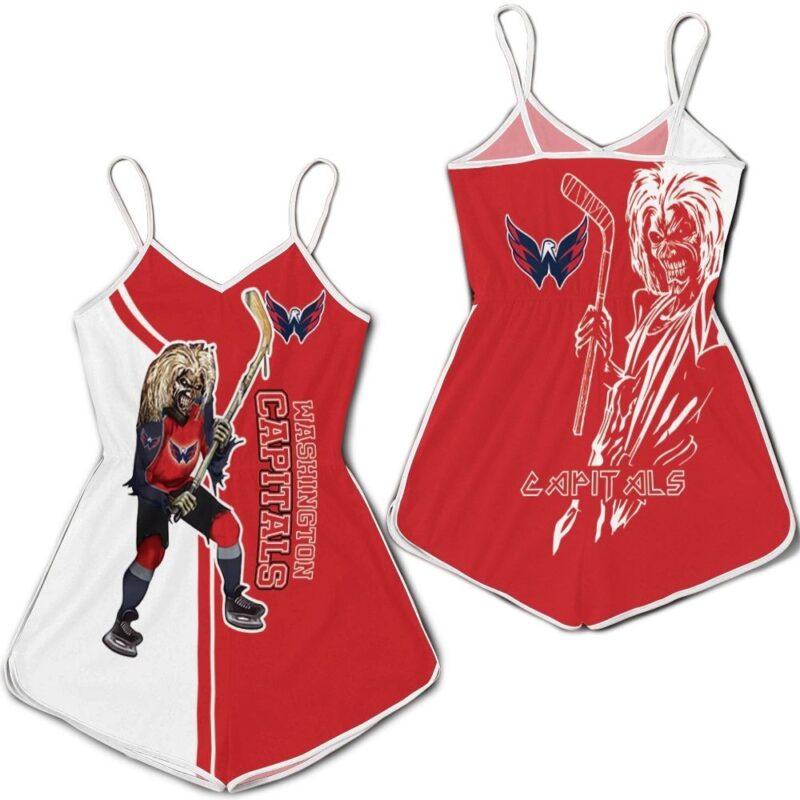 Washington Capitals And Zombie For Fans Romper RJ03552