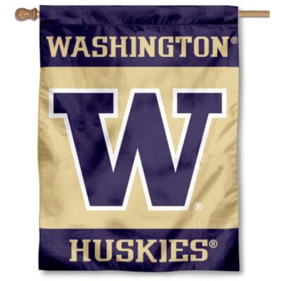 Washington Huskies House Flag H0547
