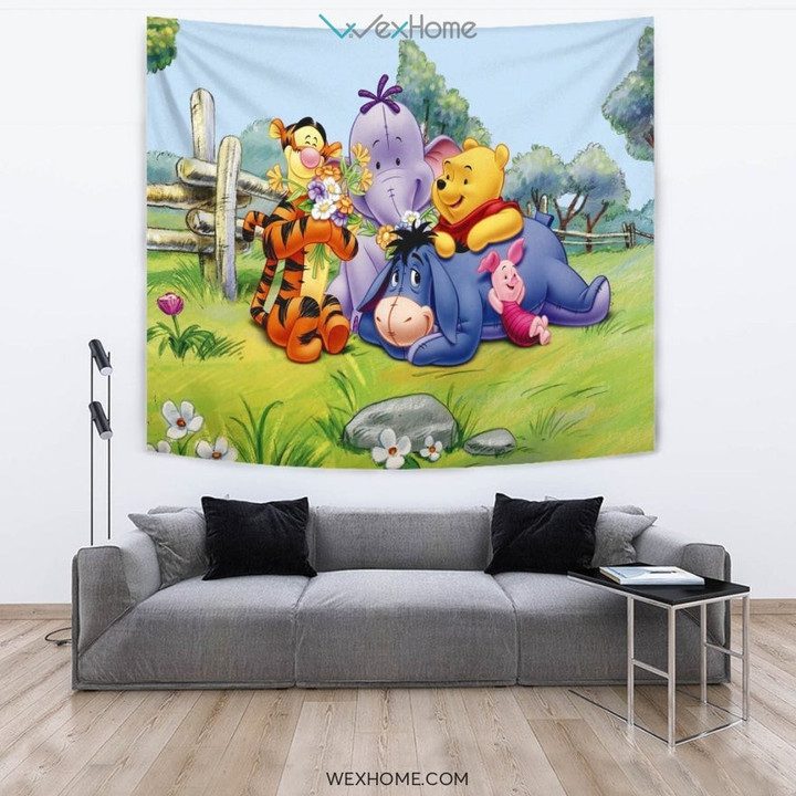 Winnie n The Pooh Cartoon Tapestry Collection – Let the colors inspire you!