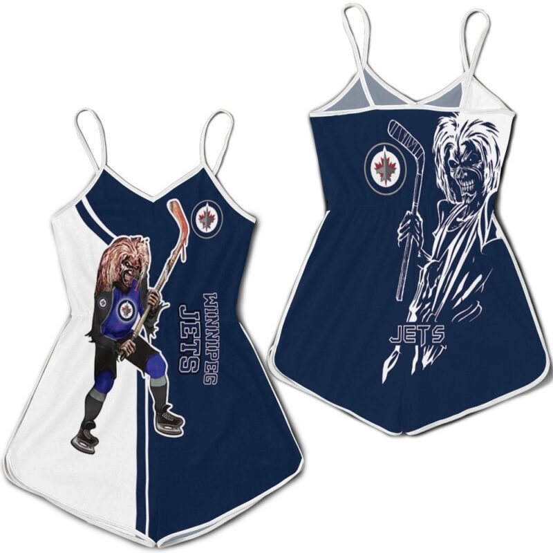 Winnipeg Jets And Zombie For Fans Romper RJ03019