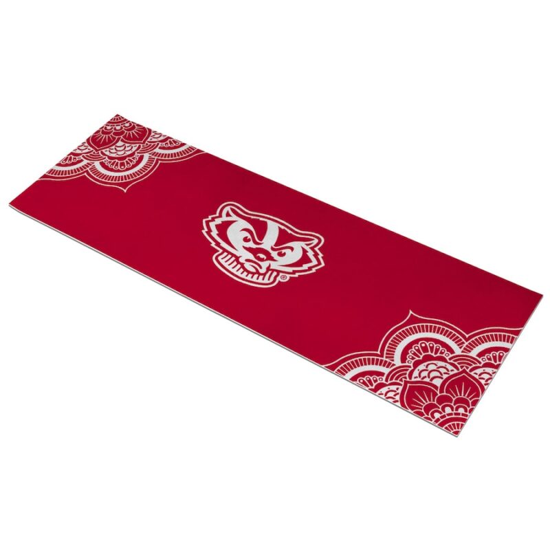 Wisconsin Badgers Color Design Yoga Mat