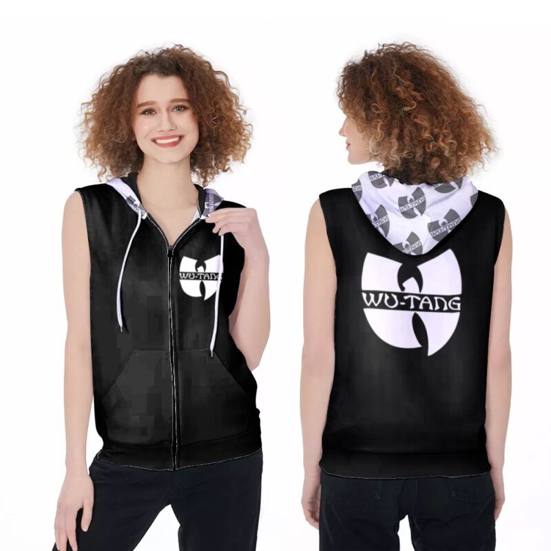 Wutang Clan Legend Hip Hop Tank Top Legging 3D Zip Sleeveless Hoodie ZSH1911