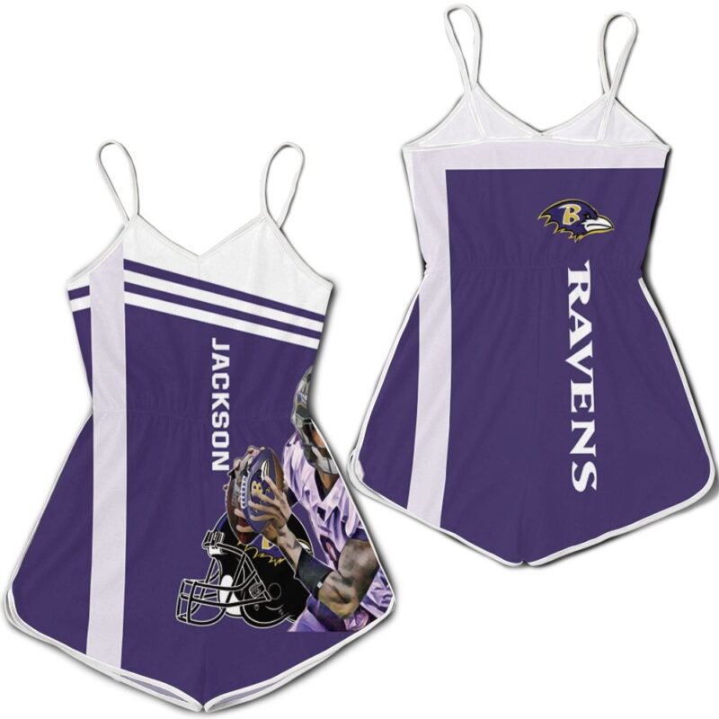 lamar jackson baltimore ravens 3d hoodie Romper RJ02731