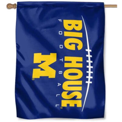 University of Michigan Big House Flag H0201