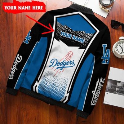 Los Angeles Dodgers Personalized Dodgers Bomber Jacket