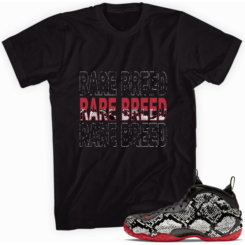 Air Foamposite One Albino Snakeskin T-Shirt - Rare Breed Matching Outfits