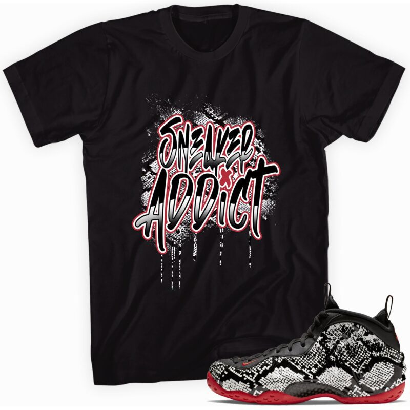 Air Foamposite One Albino Snakeskin T-Shirt - Sneaker Addict Matching Outfits