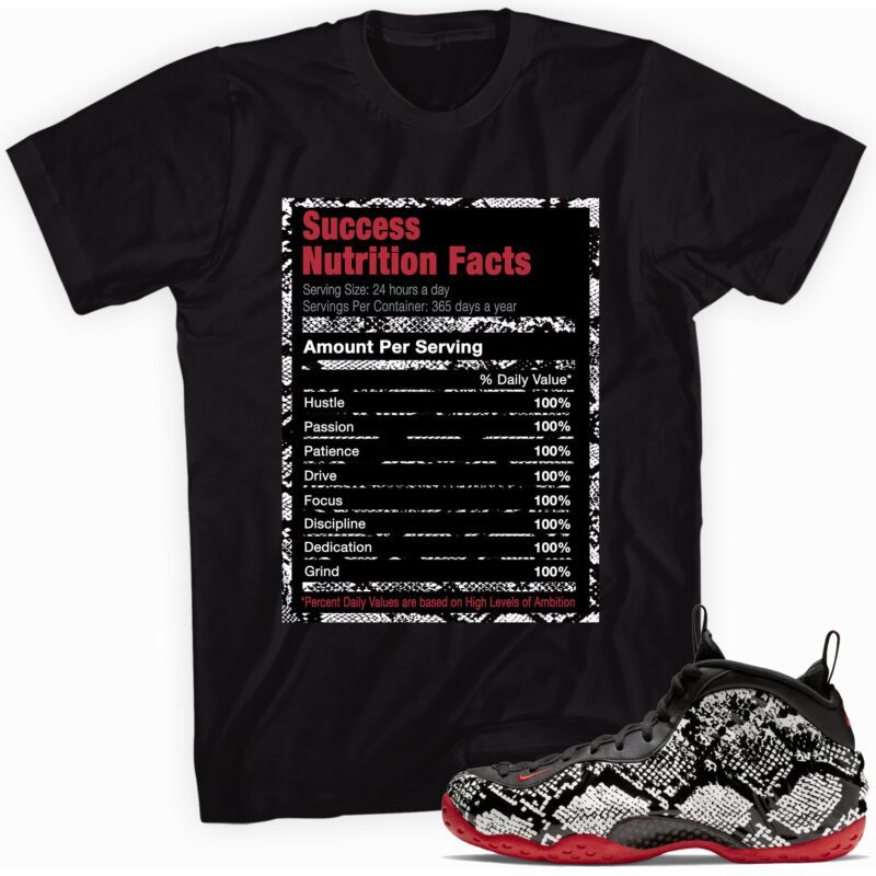 Air Foamposite One Albino Snakeskin T Shirt Success Nutrition Facts Matching Outfits 1