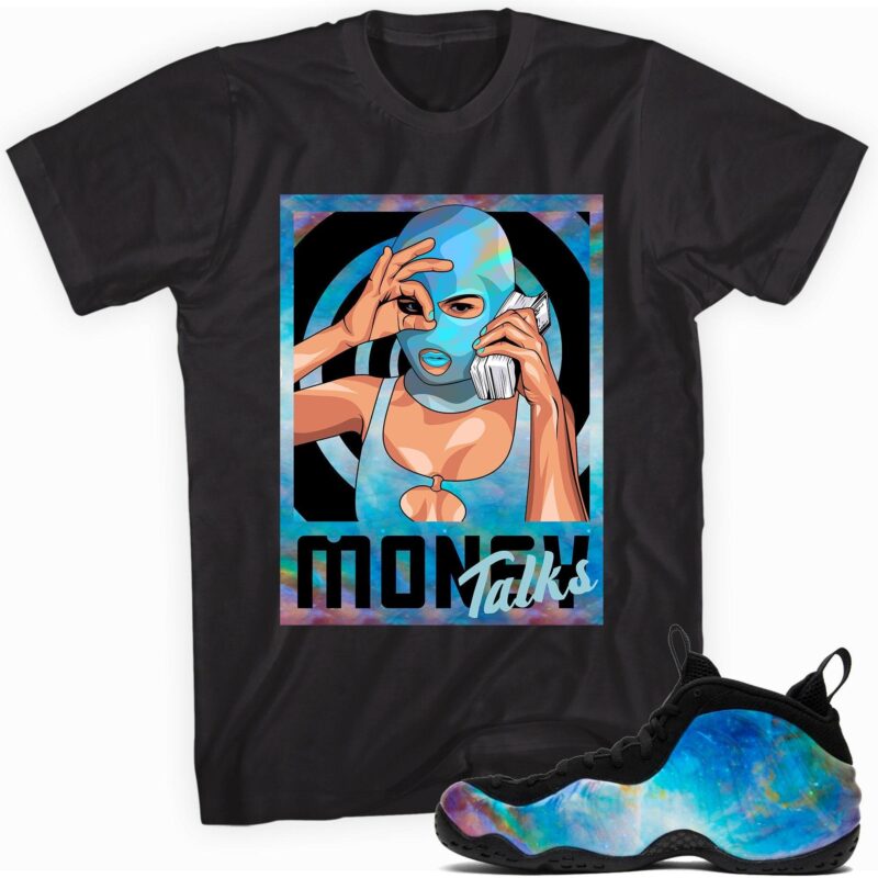 Air Foamposite One Big Bang T-Shirt - Money Talks Matching Outfits