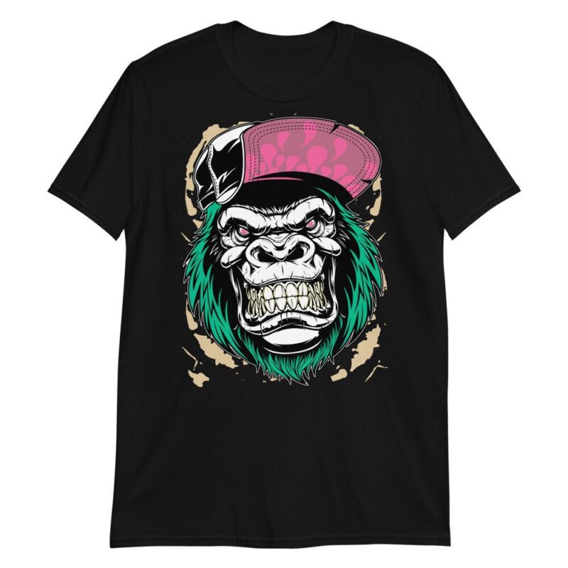 Air Jordan 1 Mid Paint Drip GS T Shirt Gorilla Beast Matching Outfits 2