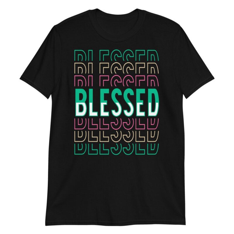 Air Jordan 1 Mid Paint Drip GS T Shirt So Blessed Matching Outfits 2
