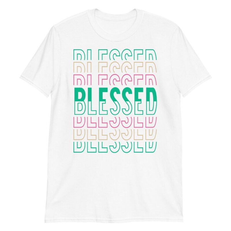 Air Jordan 1 Mid Paint Drip GS T Shirt So Blessed Matching Outfits 3