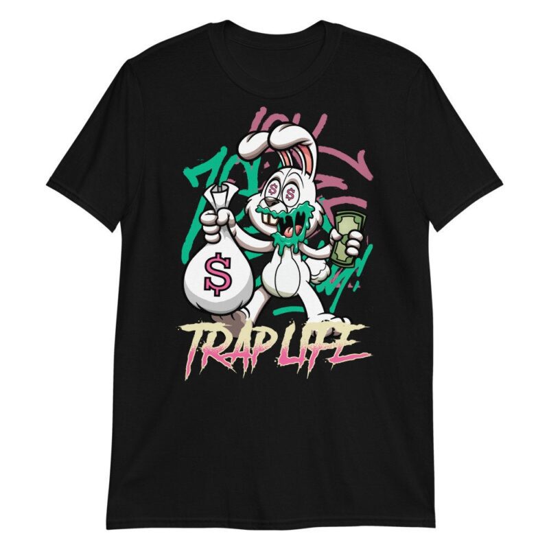 Air Jordan 1 Mid Paint Drip GS T Shirt Trap Rabbit Matching Outfits 2