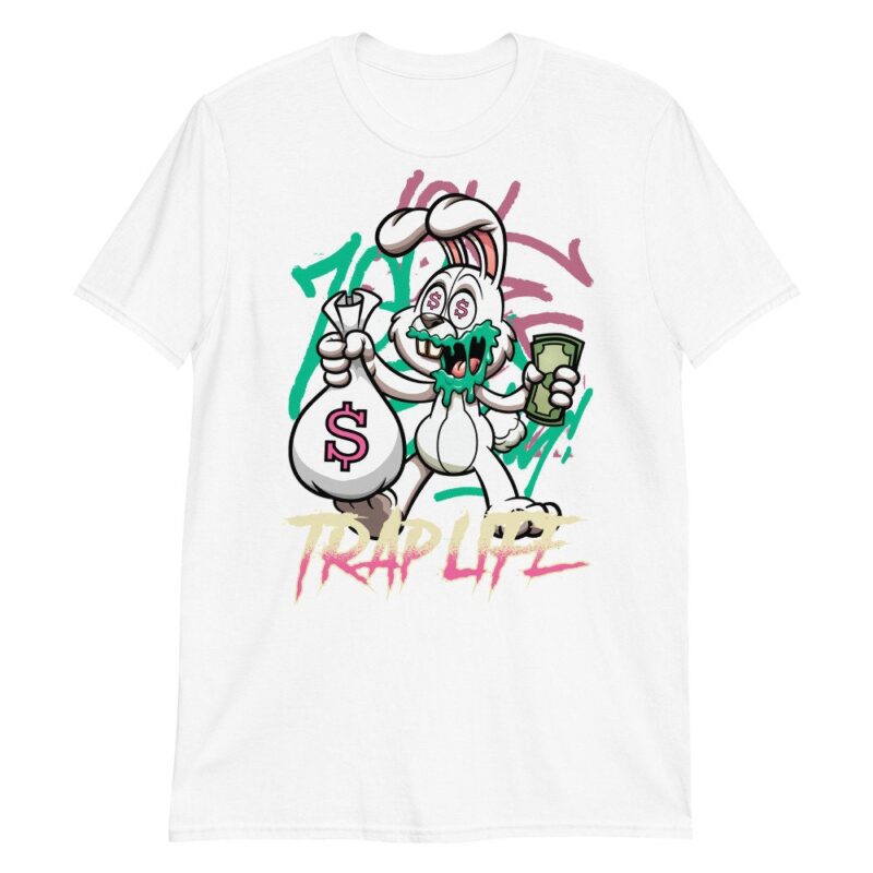 Air Jordan 1 Mid Paint Drip GS T Shirt Trap Rabbit Matching Outfits 3
