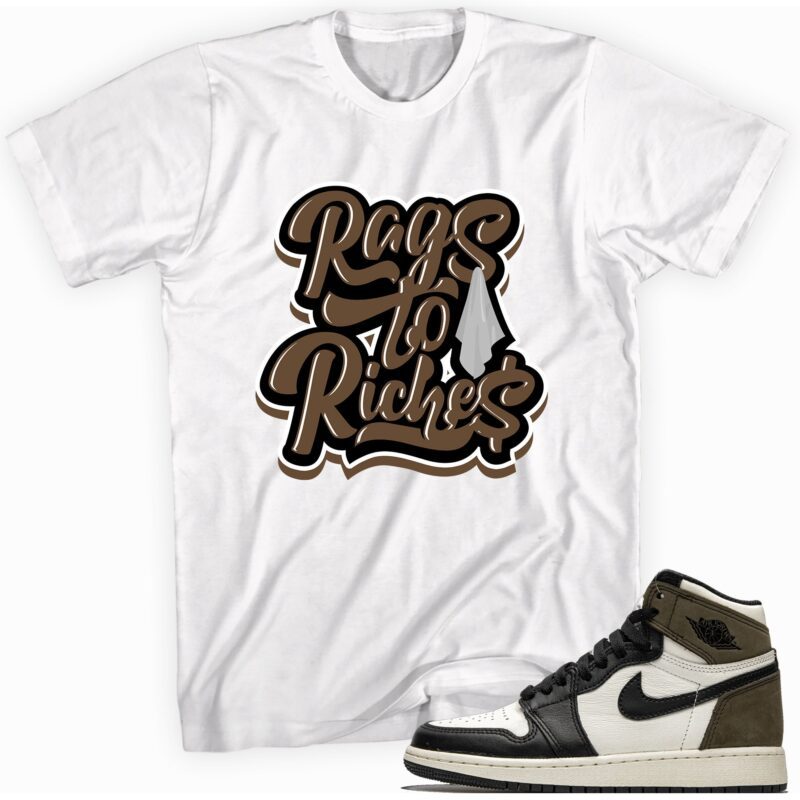 Air Jordan 1 Retro High OG Dark Mocha Rags to Riches Matching Outfits 1