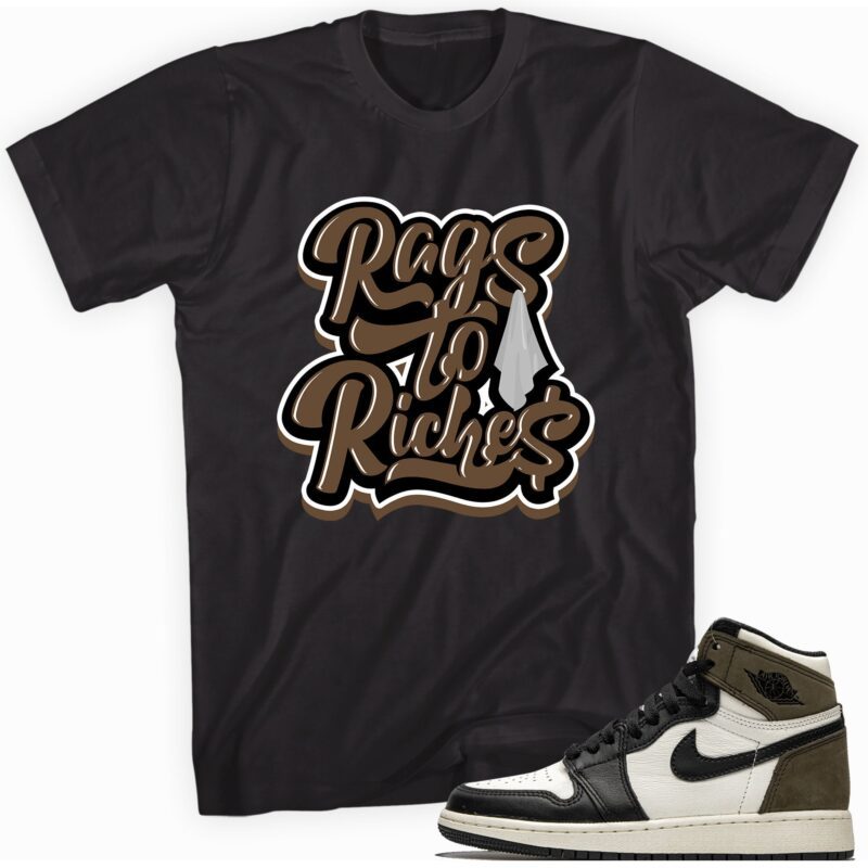Air Jordan 1 Retro High OG Dark Mocha - Rags to Riches Matching Outfits
