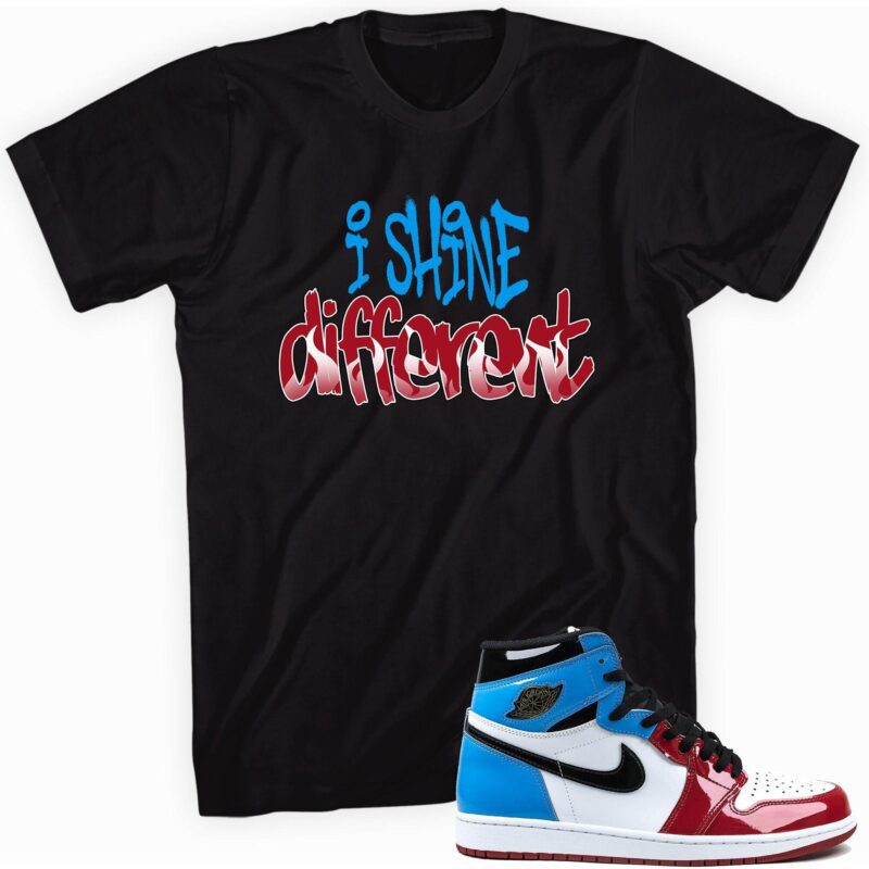 Air Jordan 1 Retro High OG Fearless T-Shirt - Shine Different Matching Outfits