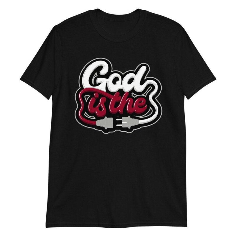 Air Jordan 1 Retro High OG Light Smoke Grey T Shirt God Plug Matching Outfits 2