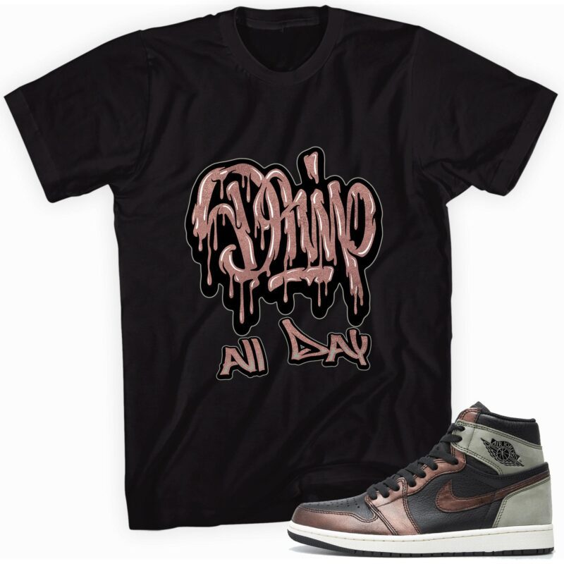 Air Jordan 1 Retro High OG Patina T-Shirt - Drip All Day Matching Outfits
