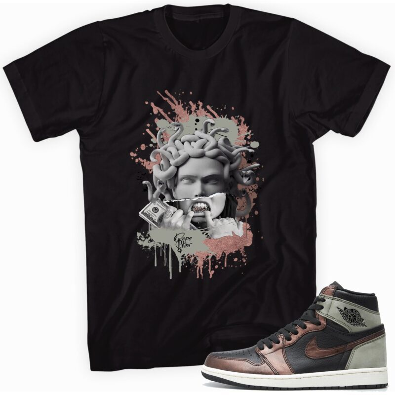 Air Jordan 1 Retro High OG Patina T-Shirt - Medusa Matching Outfits