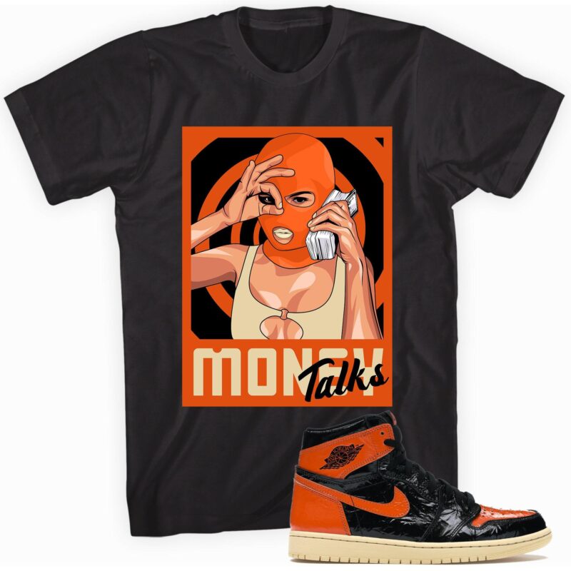 Air Jordan 1 Retro High OG Shattered Backboard T-Shirt - Money Talks Matching Outfits
