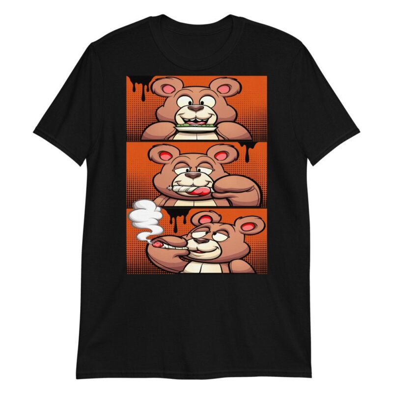 Air Jordan 1 Retro High OG Shattered Backboard T Shirt Roll It Lick It Smoke It Bear Matching Outfits 3