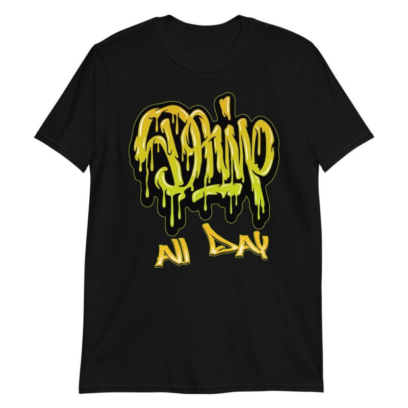 Air Jordan 1 Retro High OG Volt Gold T Shirt Drip All Day Matching Outfits 3