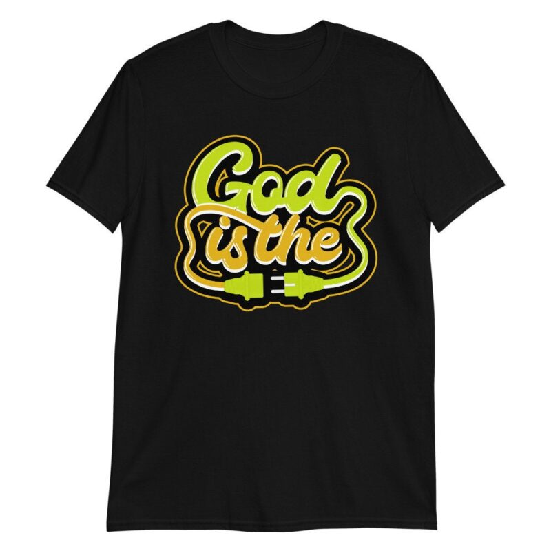 Air Jordan 1 Retro High OG Volt Gold T Shirt God Plug Matching Outfits 2