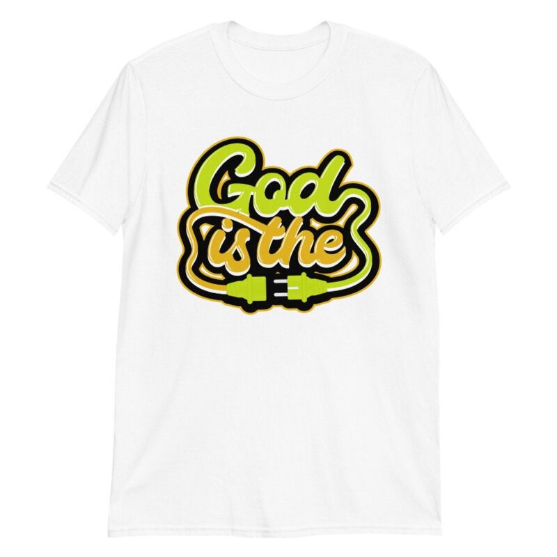 Air Jordan 1 Retro High OG Volt Gold T Shirt God Plug Matching Outfits 3