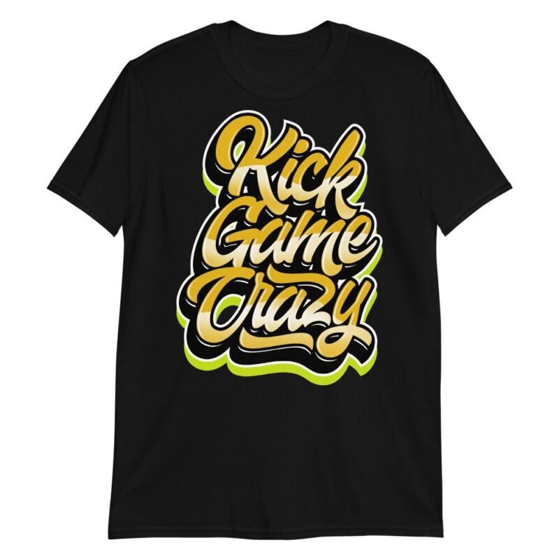 Air Jordan 1 Retro High OG Volt Gold T Shirt Kick Game Crazy Matching Outfits 3