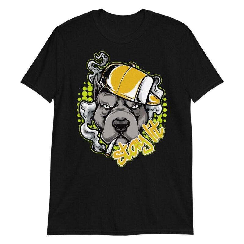Air Jordan 1 Retro High OG Volt Gold T Shirt Stay Lit Matching Outfits 2