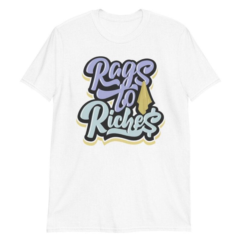 Air Jordan 1 Switch Purple Pulse T shirt Rags to Riches Matching Outfits 2