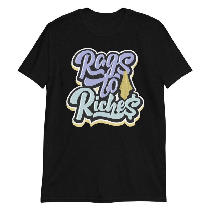 Air Jordan 1 Switch Purple Pulse T shirt Rags to Riches Matching Outfits 3