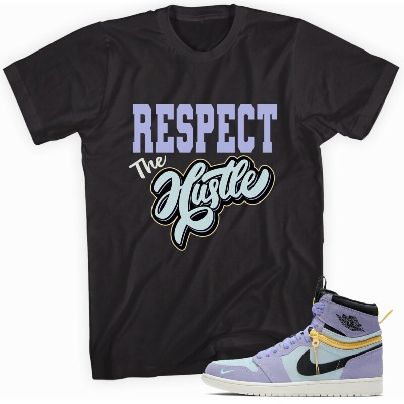 Air Jordan 1 Switch Purple Pulse T-shirt - Respect the Hustle Matching Outfits
