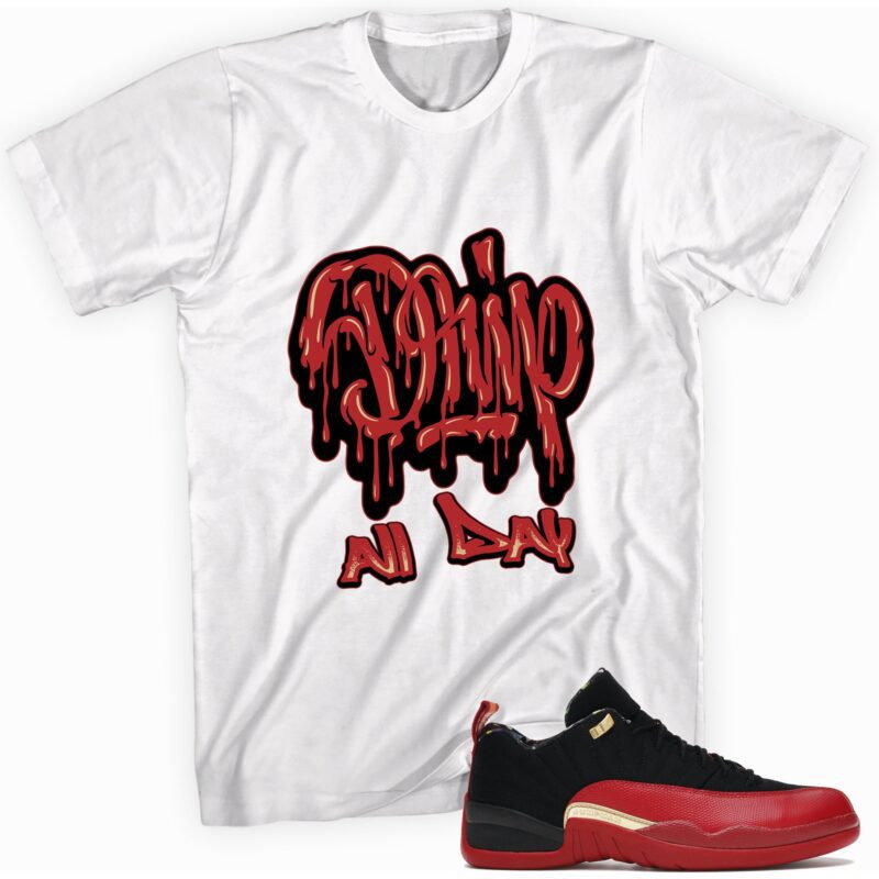 Air Jordan 12 Low SE Super Bowl LV T-Shirt - Drip All Day Matching Outfits