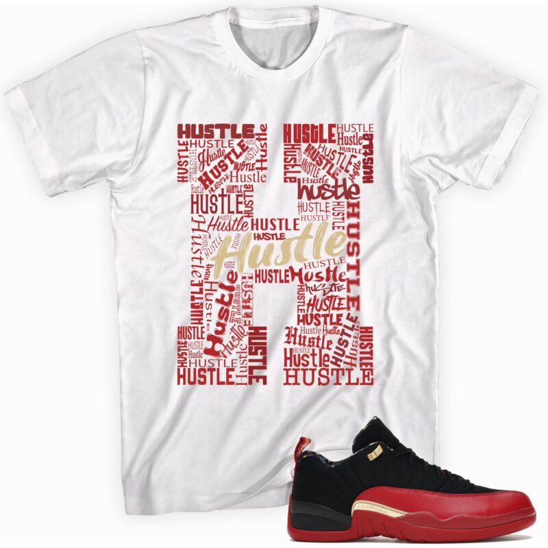 Air Jordan 12 Low SE Super Bowl LV T Shirt H for Hustle Matching Outfits 1
