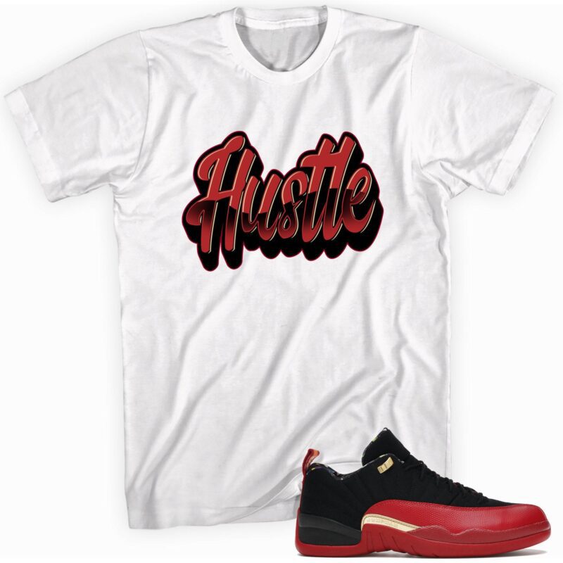 Air Jordan 12 Low SE Super Bowl LV T-Shirt - Hustle Matching Outfits