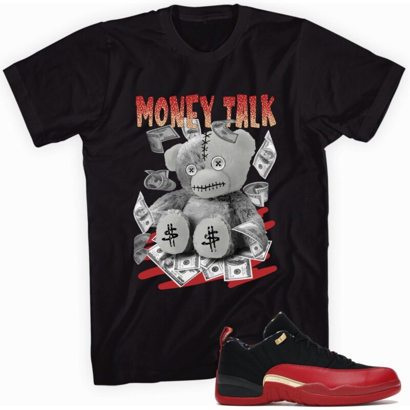 Air Jordan 12 Low SE Super Bowl LV T-Shirt - Money Talk Matching Outfits