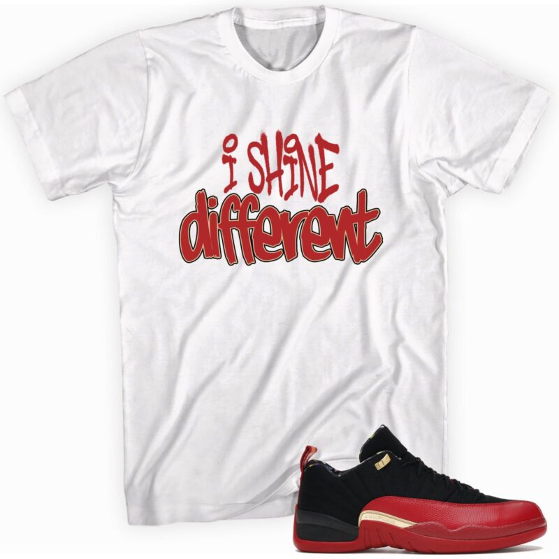 Air Jordan 12 Low SE Super Bowl LV T Shirt Shine Different Matching Outfits 1