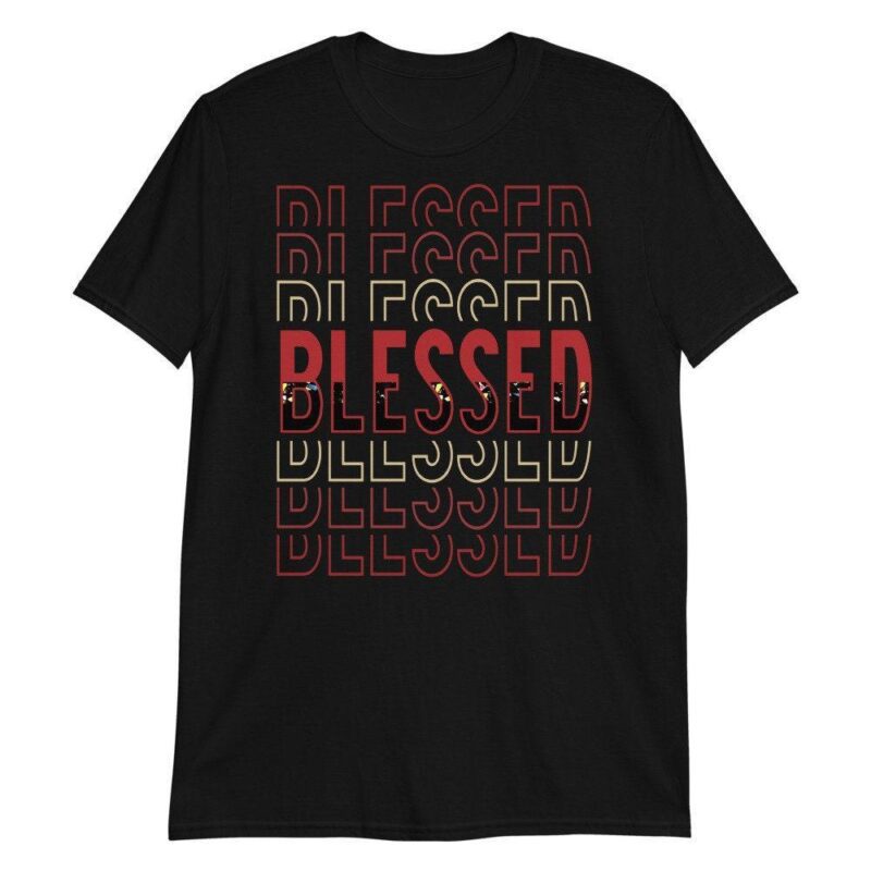 Air Jordan 12 Low SE Super Bowl LV T Shirt So Blessed Matching Outfits 2