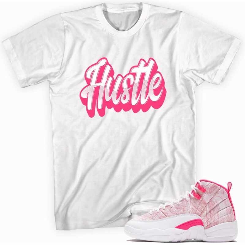 Air Jordan 12 Retro Arctic Punch (Hyper Pink) T-Shirt - Hustle Matching Outfits