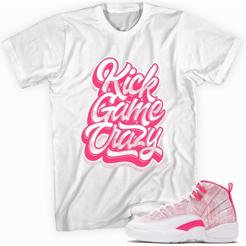 Air Jordan 12 Retro Arctic Punch (Hyper Pink) T-Shirt - Kick Game Crazy Matching Outfits