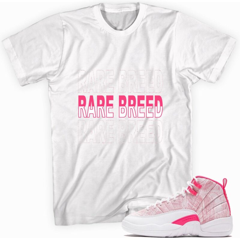 Air Jordan 12 Retro Arctic Punch (Hyper Pink) T-Shirt - Rare Breed Matching Outfits
